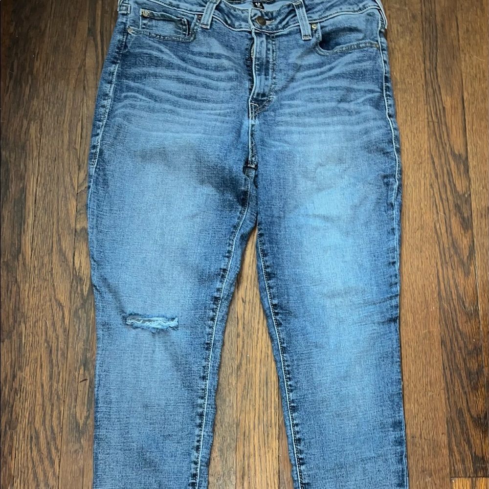 Women’s TRUE RELIGION Jennie Mid Rise Curvy Skinny Jeans sz 32 NWOT